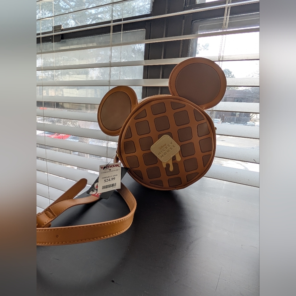 Viral NWT Disney Mickey Mouse Waffle Crossbody Bag NWT